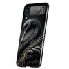 Черный лебедь Благородный Чехол для телефона Samsung Galaxy Z Flip 7 6 5 4 3 5G Flip7 Flip6 Flip5 Flip4 Flip3 Черный Fundas Shell Galaxy