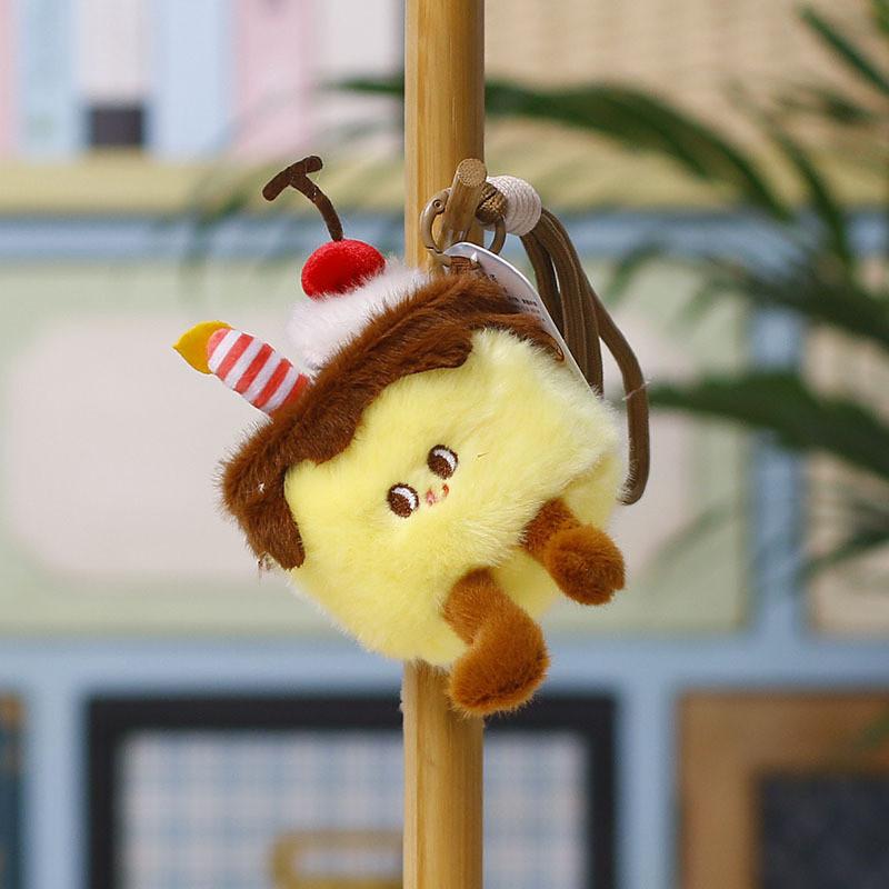 Cute Dessert Cake Plush Toy Hamburger Toy For Kids Bedroom Decor