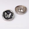10pcs Beautiful Butterfly Buttons 15/18/23mm Fashionable Metal Shank Buttons Apparel Sewing Accessories