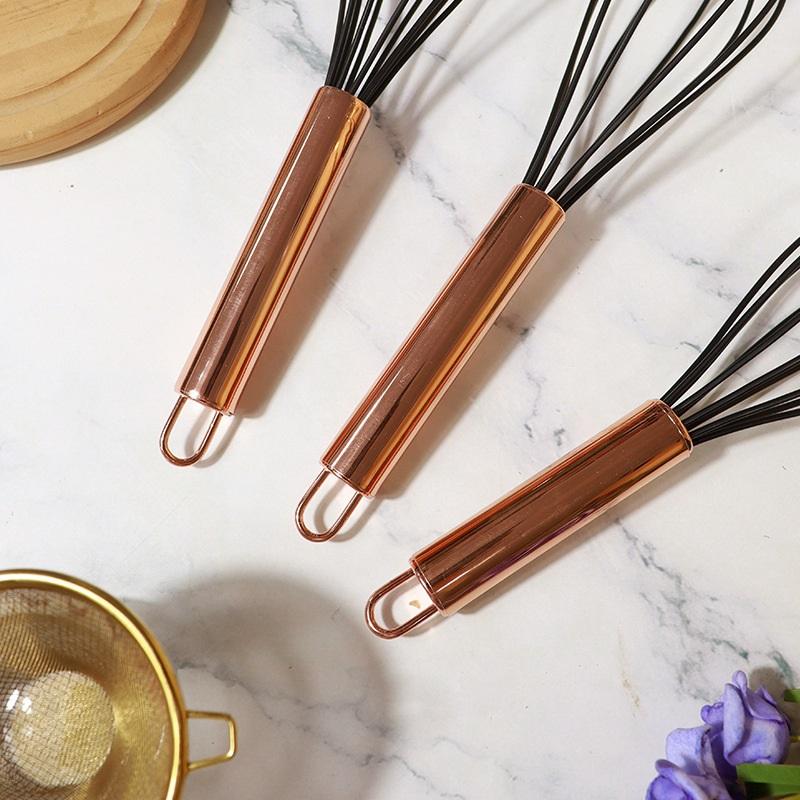 Позолоченная ручка Венчик ручной Венчик из нержавеющей стали Дом