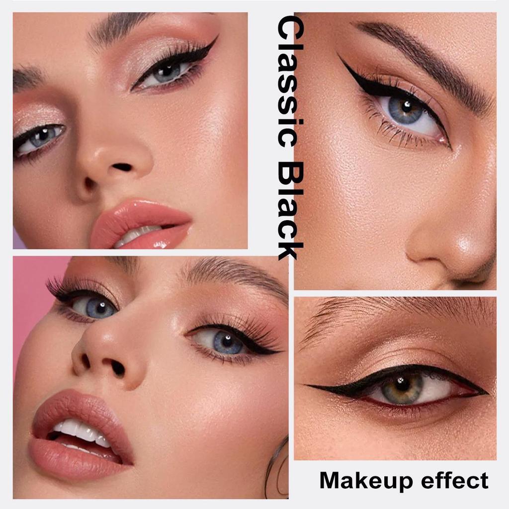 Жидкая подводка-карандаш Adai flower Макияж Косметика Черный Коричневый 24 ч Водостойкий Рельефный дизайн