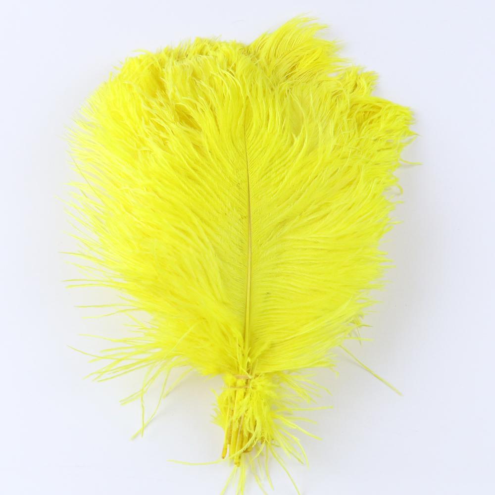 15-20 20-25 30-35CM Natural Ostrich feathers Centerpiece Multicolor Ostrich Feathers Party Table Vase Decoration plumas 10PCS