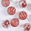 9pcs 8cm Painted Christmas Balls Pendant Christmas Tree Pendants  Home New Year Festival Gift