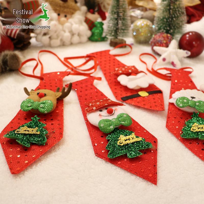 Festive Sequin Christmas Tie & Bow Tie Set for Kids & Adults – Perfect for Performances & Gifts