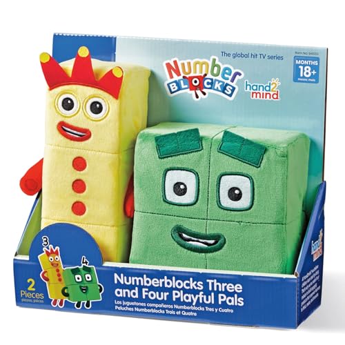Numberblocks Number Blocks Character Plush Toy Friend Three & Four 94555 Genuine Product