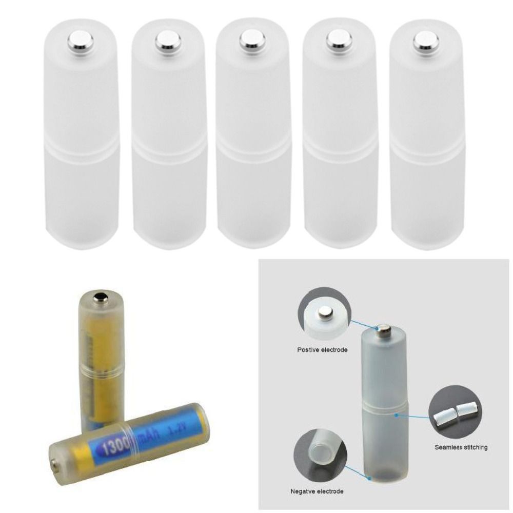 Портативный держатель, адаптер для батарей, адаптер размера AAA на AA, чехол, конвертер для аккумуляторов