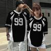 Летние 3D-принт футболки с номером 99 для мужчин и женщин Streetwear Мода Повседневные с коротким рукавом с круглым вырезом Одежда Мужские футболки для улицы Топы