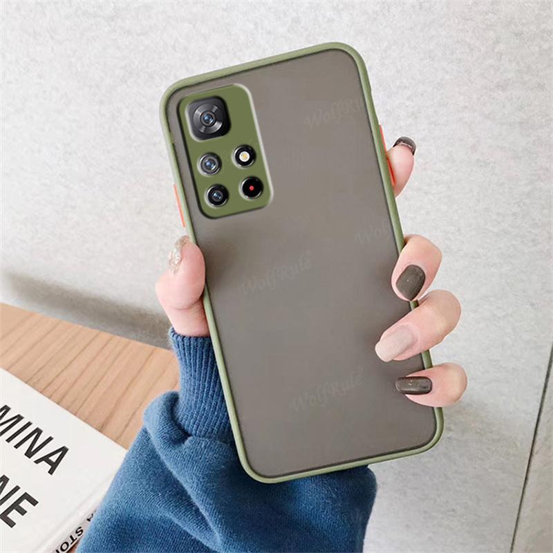 Чехол-накладка для Xiaomi Redmi Note 11 Pro Plus 5G Redmi Note 11 Pro Plus Матовая полупрозрачная накладка для Redmi Note 11 Pro Plus Fundas