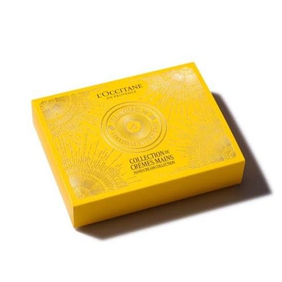 LOCCITANE Набор из трех кремов для рук 'Праздничные огни' Сезонная лимитированная серия Подарочный набор Подарок Мужчины Женщины Популярный