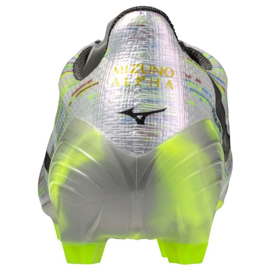 Mizuno Alpha 2 Япония Удобные Нескользящие Прочные Футбольные Бутсы Унисекс Футбольные Бутсы Серебристо-зеленые P1GA256009