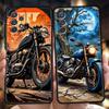 Чехол для телефона для Samsung Galaxy A55 A53 A52 A52S A51 A41 A35 A32 A25 A23 A15 A13 A71 Мягкий ТПУ Цвета Винтажный Мотоцикл Расписной