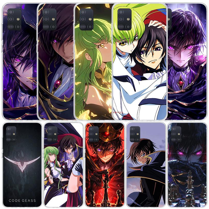 Чехол для телефона с аниме Code Geass для Samsung Galaxy A52 A32 A22 A12 A51 A50S A30S A10S Note 20 Ultra 10 S10 Plus A31 A20 A71 A72 Gala