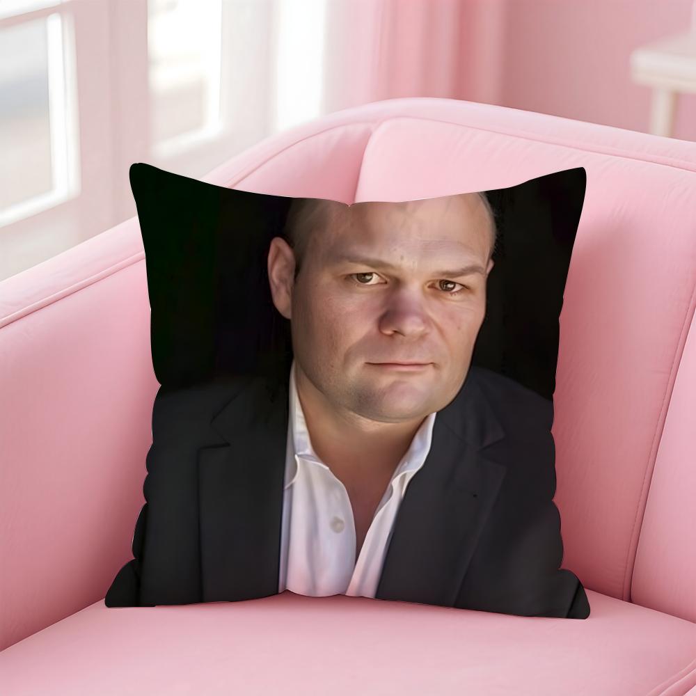CChris Bauer Cushion Cover Pillow Case Soft Friendly Fabric Concealed Zipper