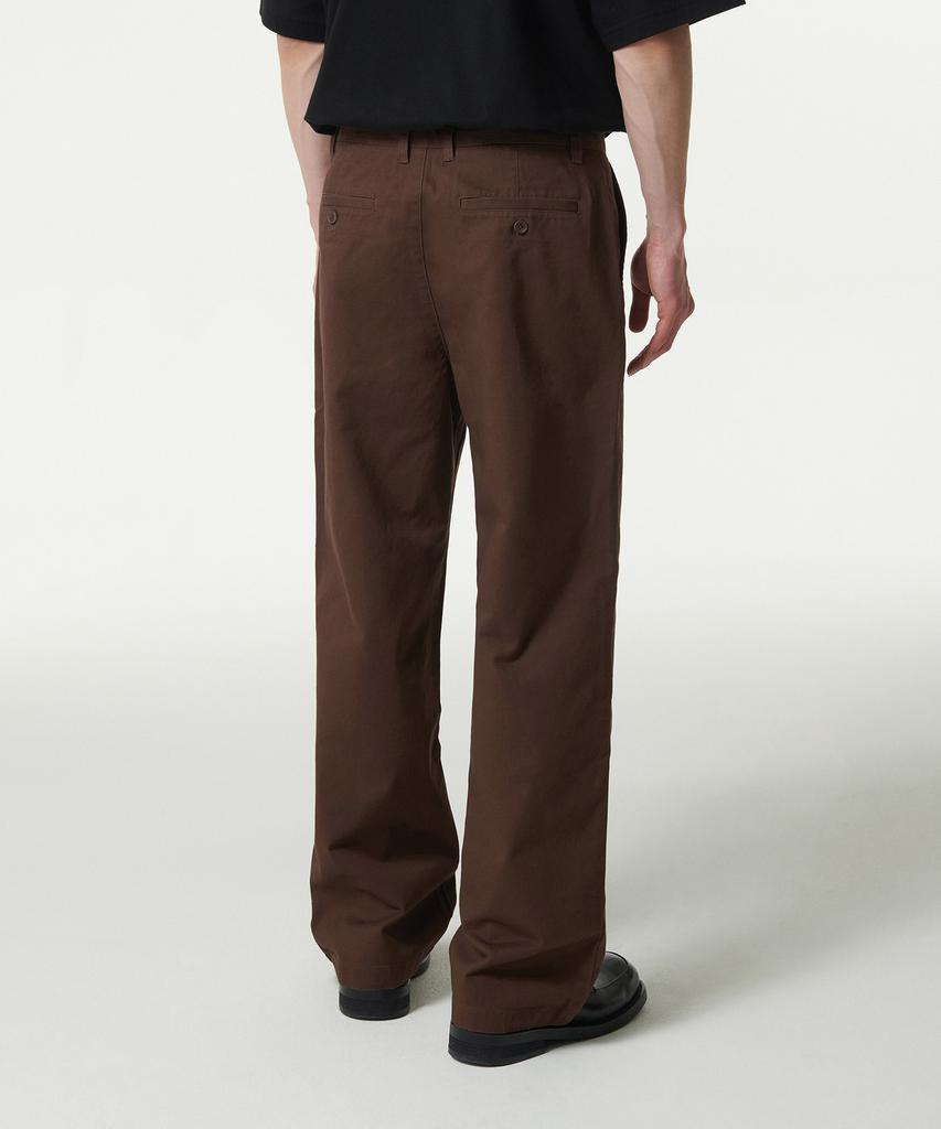 MUSINSA STANDARD Wide Chino Pants [Baroque Brown]