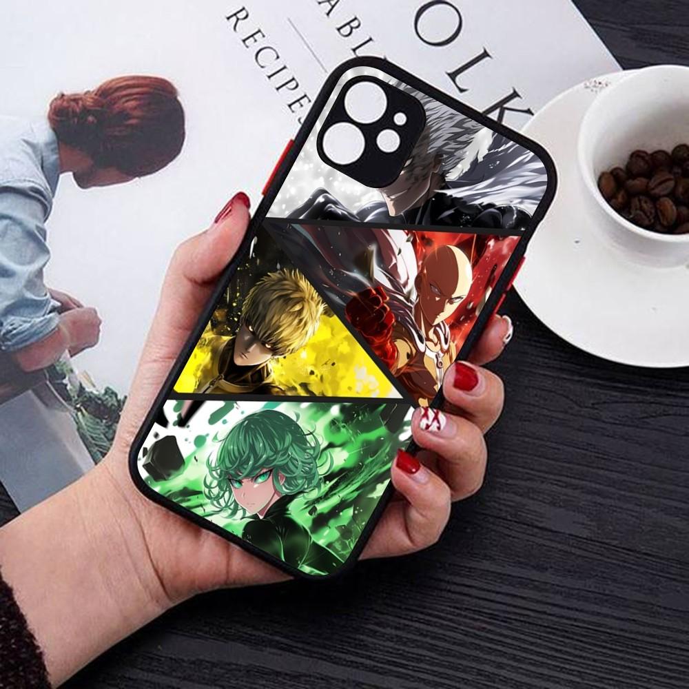 Чехол для телефона One Punch Man Для iPhone 14 11 12 13 Mini Pro Max 8 7 Plus X XR XS MAX Полупрозрачная Матовая Крышка