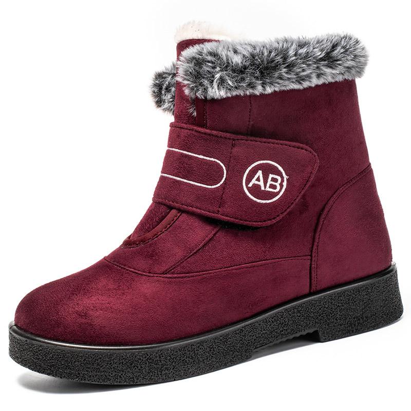 Женские ботинки на низком каблуке, ботильоны на зиму 2024 года, ботинки для сохранения тепла, зимние ботинки Botas Mujer, новые зимние ботинки для женщин с мехом Bottines Female