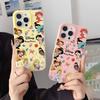 Модный чехол для телефона Disney Princess для iPhone 17 AIR 16 15 14 13 12 11 Pro Max Plus Матовый чехол с покрытием, имитирующим кожу