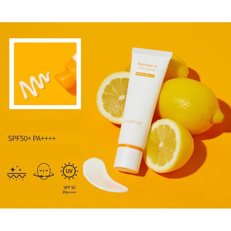 Laneige Radian-C Sun Cream SPF50+/PA++++ 50ml AUTHENTIC STORE
