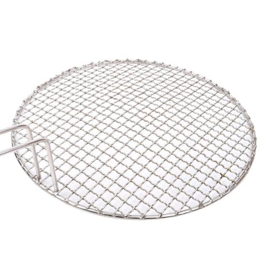 Круглая сетка для барбекю из нержавеющей стали, сетка для жарки, антипригарная форма для выпечки с ручкой, товары для распродажи