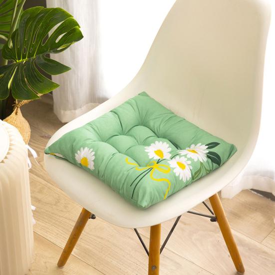 Подушка сиденья с высоким отскоком, удобная подушка для сиденья с цветочным принтом, обеденный стул для дома