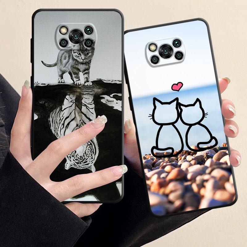 Забавный чехол для телефона с милым котом для Samsung Galaxy S22 S23 S20 S21 Note 20 Ultra 10 Plus 8 9 S20, роскошный силиконовый чехол