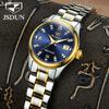 JINSHIDUN Brand Watch Heart Steel Automatic Mechanical Single Calendar Luminous Waterproof Women's Watch Women's Watch