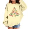 Children's Fashionable Casual Long-sleeved Loose Christmas Print Pullover Sweatshirt
