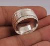 Дизайнерское кольцо для медитации Spinner Band Ring Ювелирные изделия из стерлингового серебра 925 пробы Кольцо ручной работы Заявление Кольцо