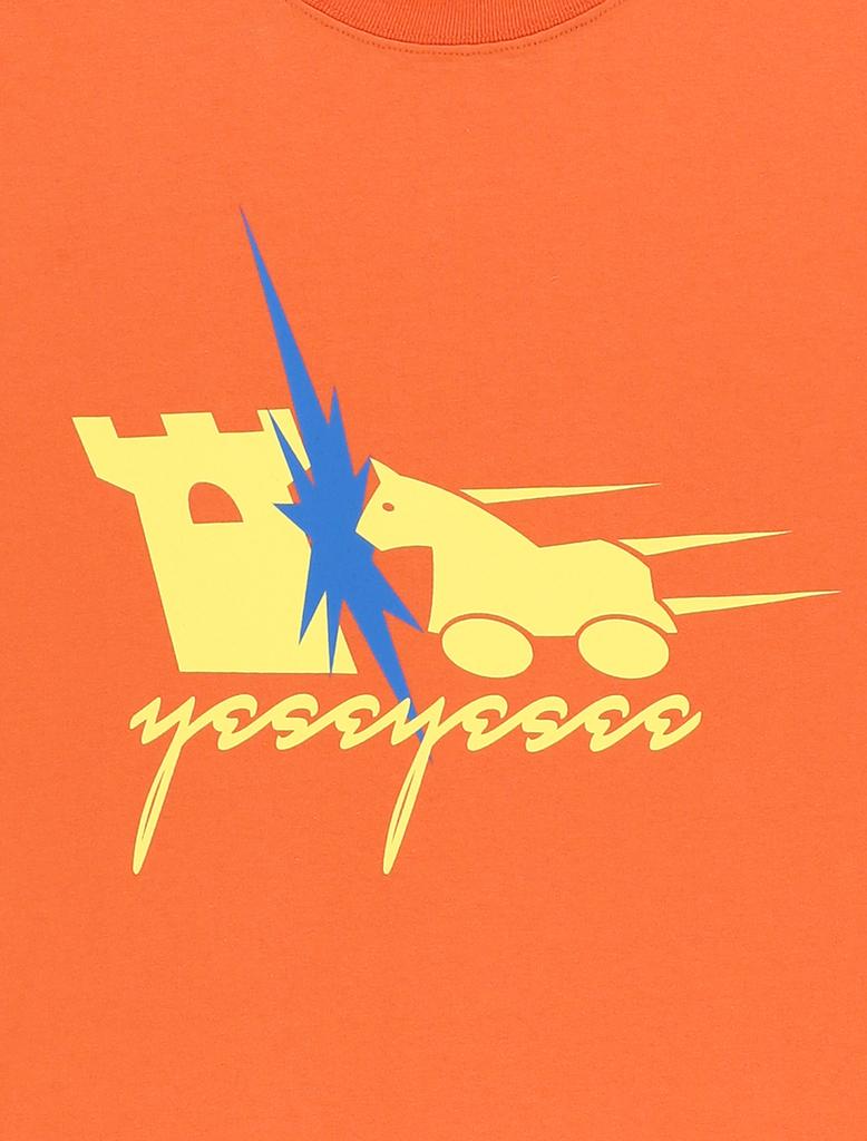 YESEYESEE Y.E.S Футболка для хобби-лошадки Оранжевая