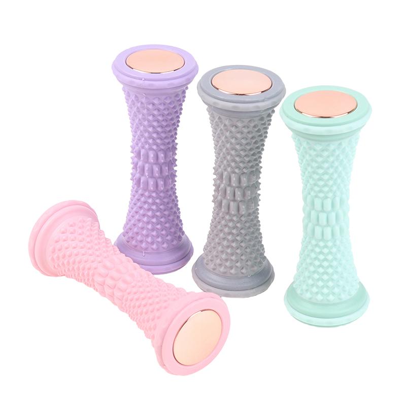 Foot Massager Roller Yoga Massage Ball Plantar Fascia Roller Muscle Relaxation Pain Relief Care Plastic Manual Foot Massager