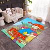 Pippi Monkey Friend. Customized Name Area Rug Suitable for Dormitory Hallway Playrooms Dining Room Anti-slip Rug Office home decor