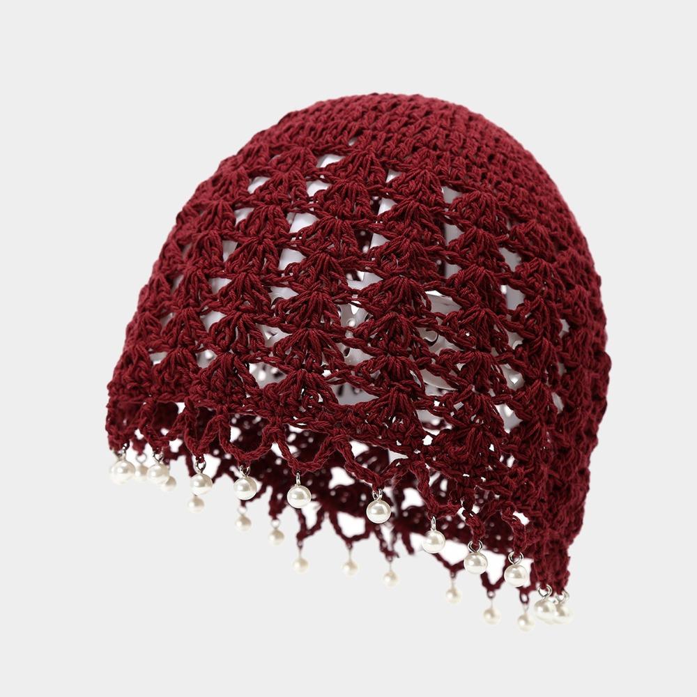 Sweet Crochet Hollow Knitted Hat Bohemian Style Weave Cap Fashion Knit Beanies Outdoor