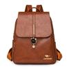 Рюкзак из мягкой кожи, женский рюкзак большой вместимости, студенческий школьный рюкзак
