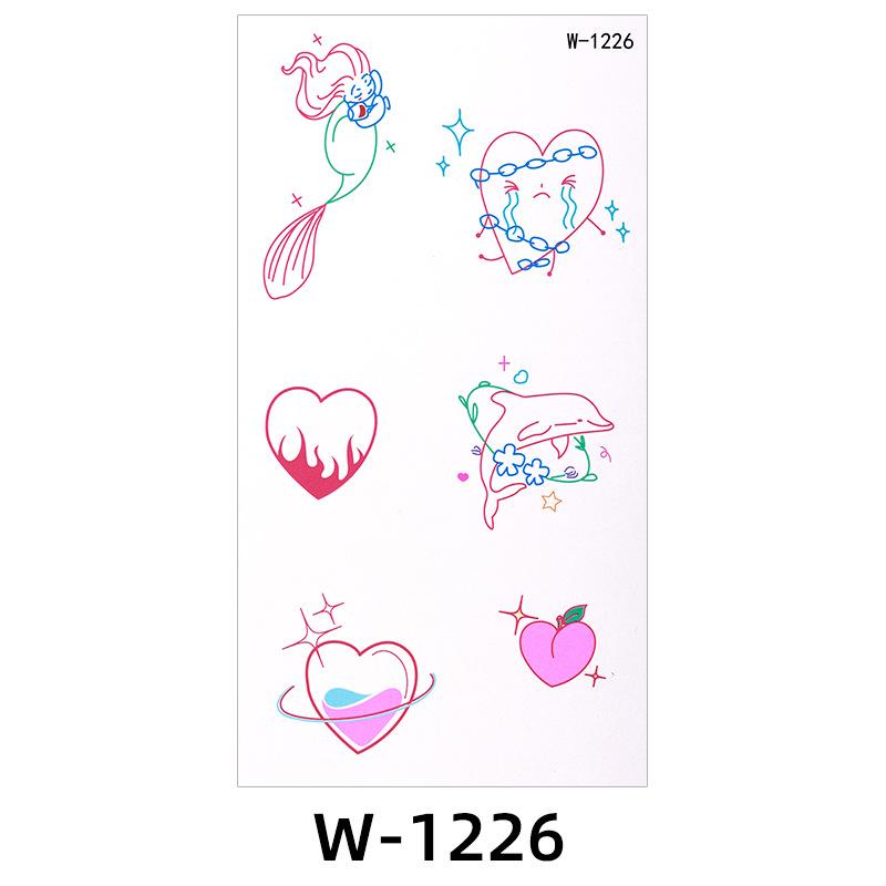 Cartoon Tattoo Sticker Waterproof Small Fresh Children Cute Tattoo Sticker Temporary Tattoo