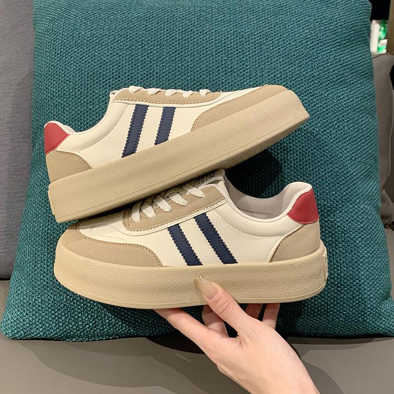 Fashionable German Training Shoes for Women Spring New Ins Fashionable Thick-Soled Retro Casual Sports All-Matching Sneakers