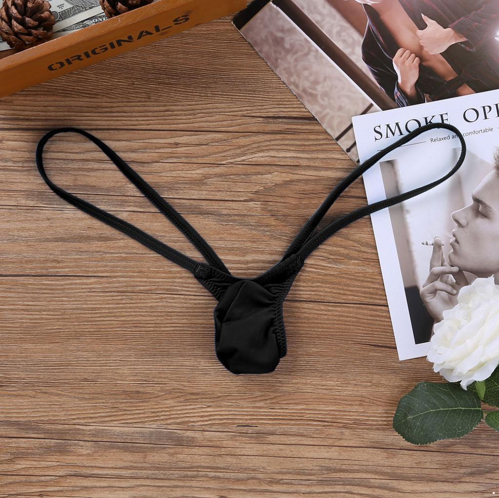 Мужские купальники, нижнее белье, эластичные трусы-бикини с низкой посадкой, купальники