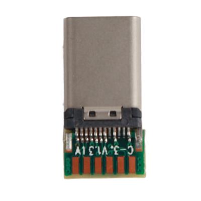 12-контактный Разъем Type C Паяемый USB3.1 Конвертер Штекер Розетка Кабельный Адаптер Печатная плата 56k Резистор