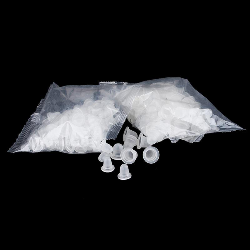 100Pcs Microblading Tattoo Ink Cups Permanent Makeup Pigment Holder Containers