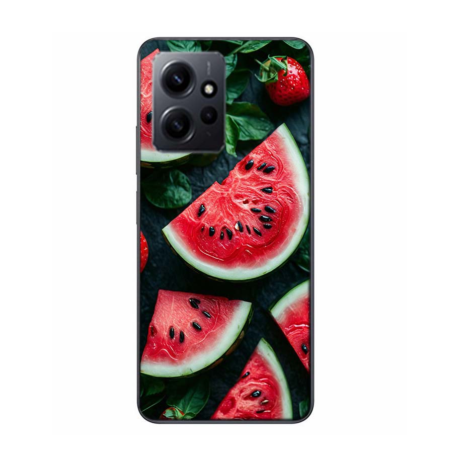Watermelon Summer Fruit Phone Case For Redmi Note 14 15 Pro 5G 13 12 Pro Plus 11 11T 11E 11S 10 Pro 10S 9 9S Cover Cell Clear TP