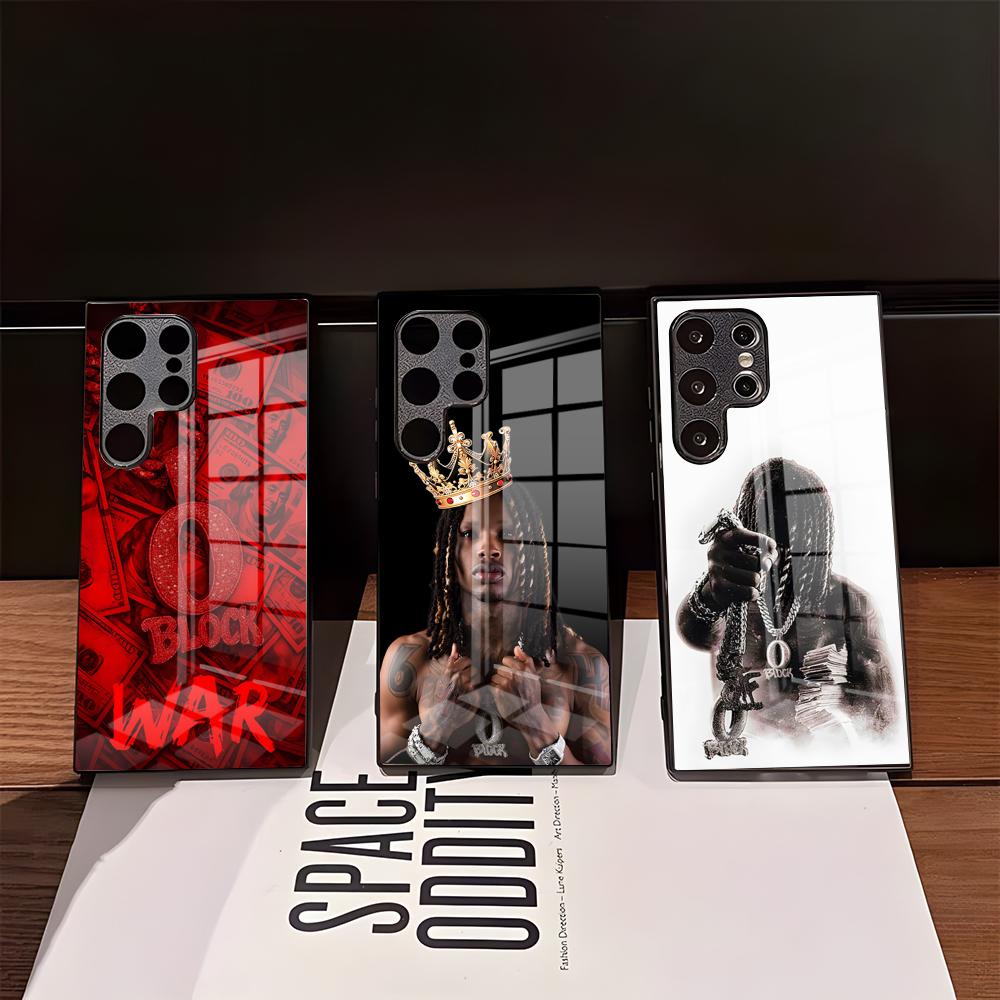 Rapper K-King Von Cool Phone Case For Samsung S26 Ultra S25 Edge Ultra S23 S22 S21 S20 Ultra Plus S24 Fe A25 Glass Cover