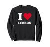 Red Heart I Love Lebron Sweatshirt