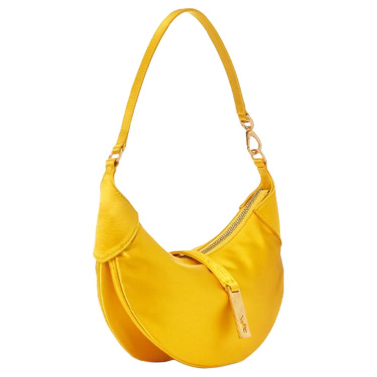 Polo Ralph Lauren Polo ID Signature Brand Logo Zipper Clutch Handbag Fabric And Leather Shoulder Bag Women handbags Yellow WAPOBAG02V20019
