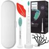 Sonic Toothbrush - Philips - Sonicare HX3651 - 2 ProResults Brush Heads - Travel Case - USB Charging