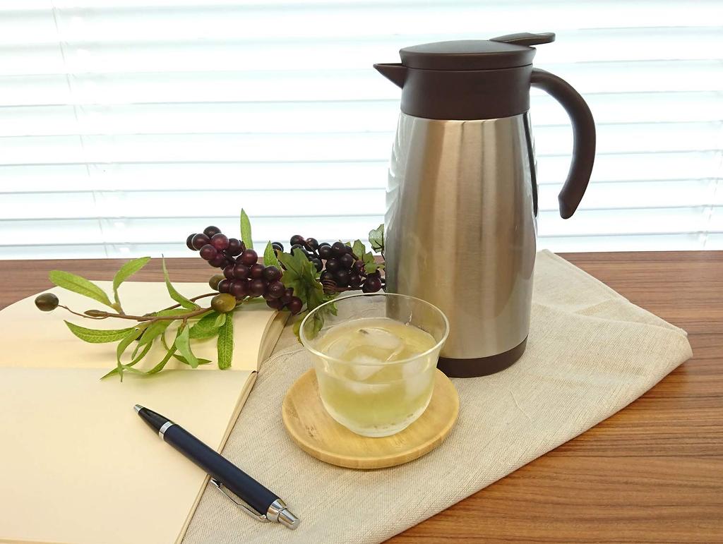 Bestco Insulated Tabletop Stainless Ecode Pot, Steel, 1.0L, Thermo, ND-4242