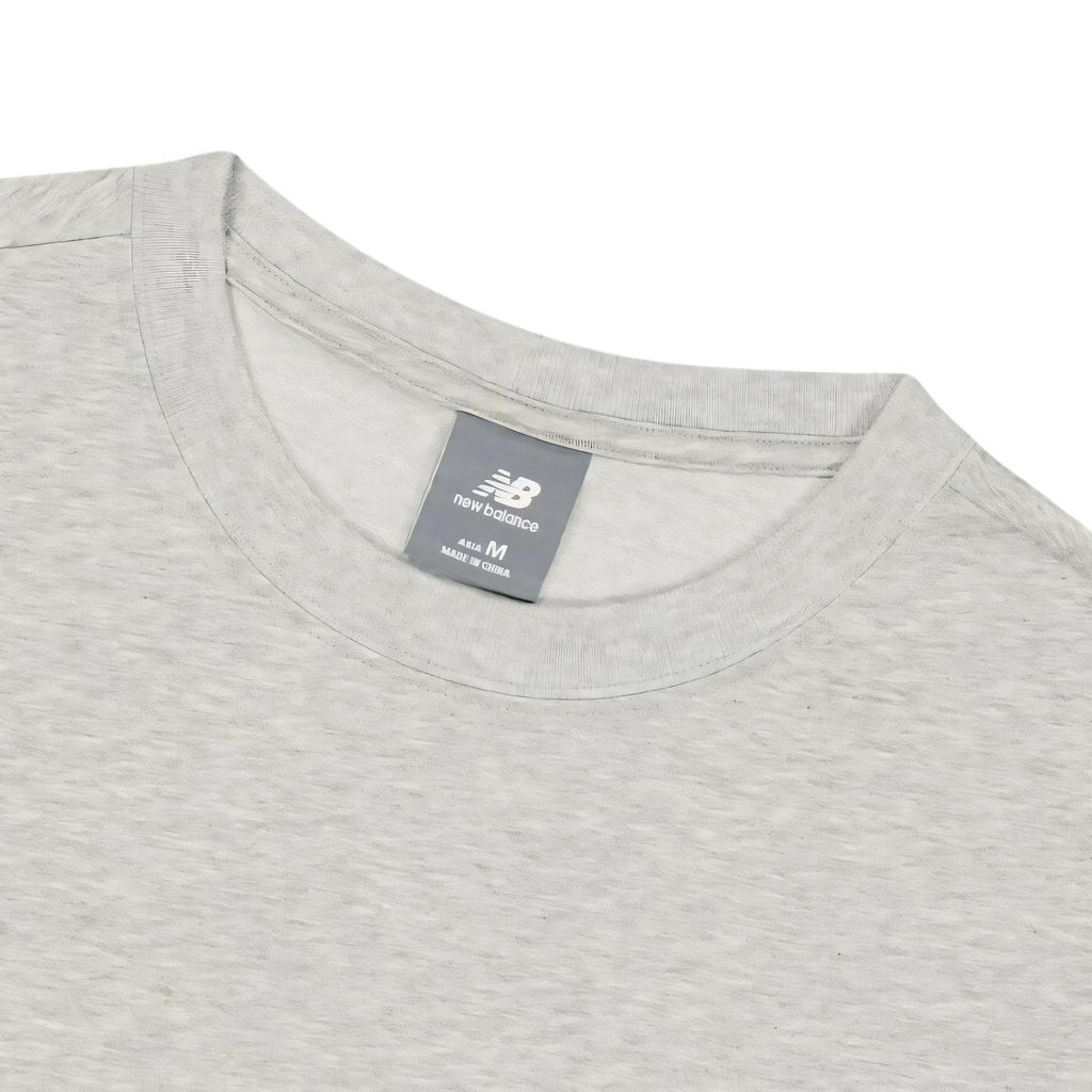 New Balance Футболка мужская меланжево-серая AMT52330-GHM