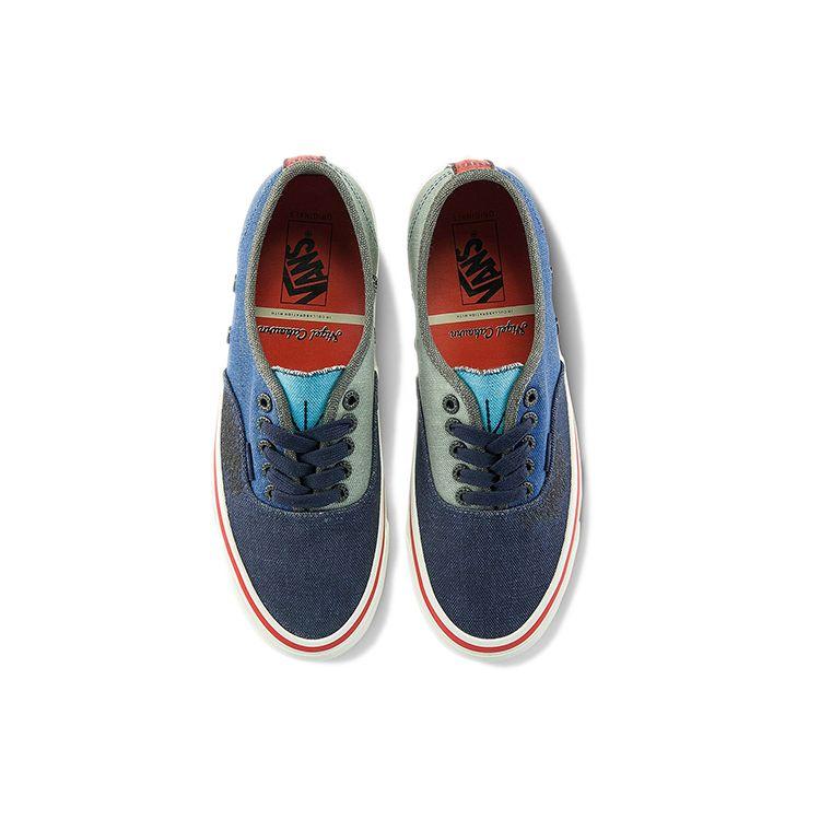 Vans Кроссовки унисекс Nigel Cabourn x OG Authentic LX Crazy Navy Mix, разноцветные VN0A4BV99RD