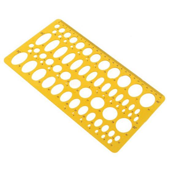 21 см/25 см эллипс трафарет для рисования механическая линейка овальный круглый шаблон