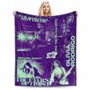 Purple Rockstar Collage Blanket for all seasons blanket lunch break throw gift