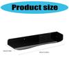 1 Pair Space Saving Shoe Display Stand Wall Mount Rack for Sneakers and High Heels Acrylic Shelf with Adjustable Height