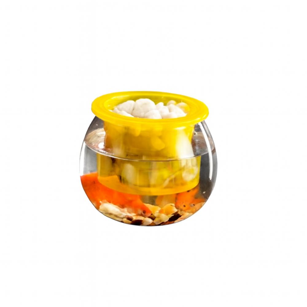 Пластиковый Цветочный Горшок Прозрачный Аквариум Креативные Горшки для Растений с Автополивом Настольный